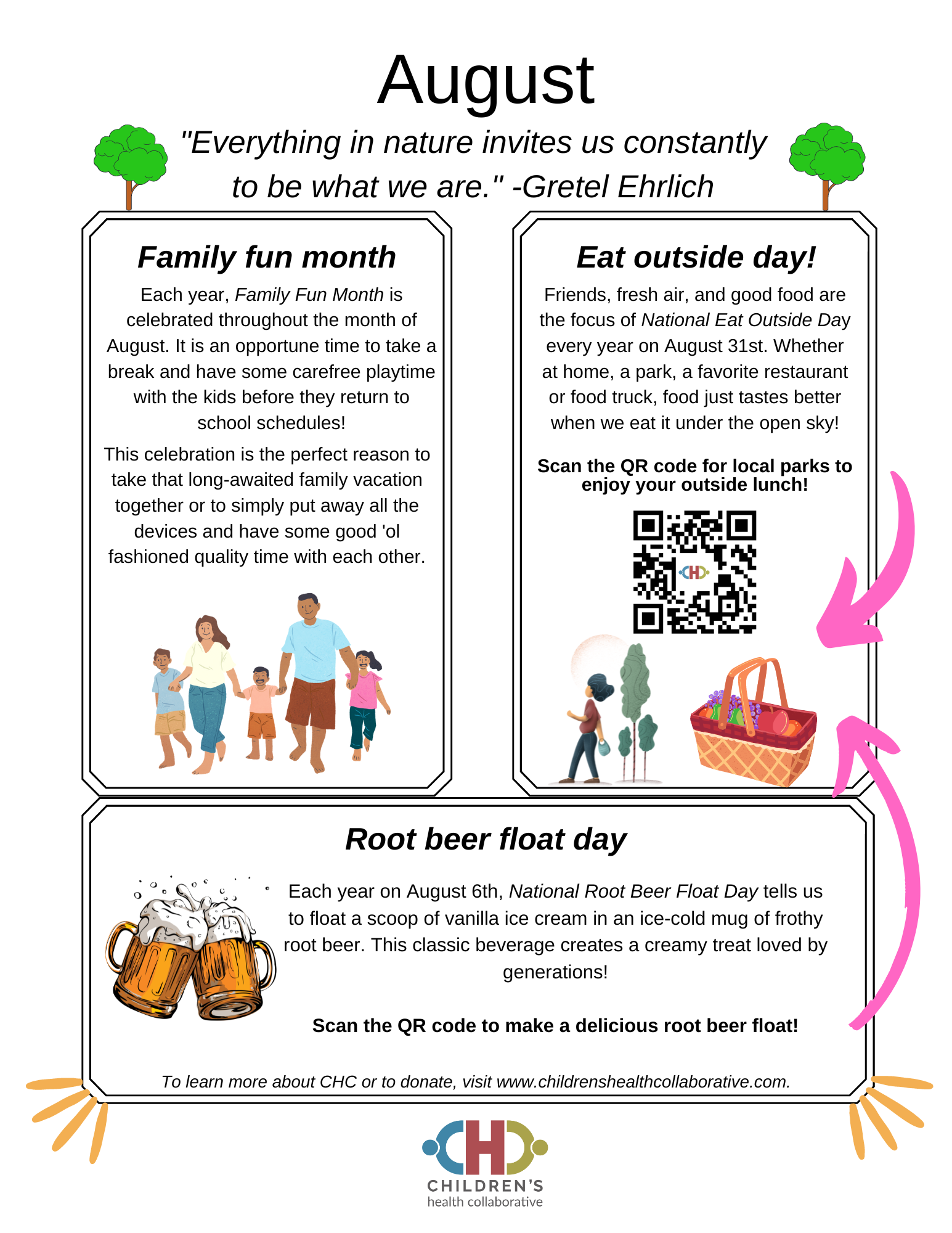 August Celebrations | CHC - Fort Wayne